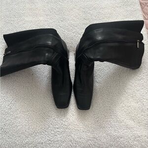 Blondo Black Heeled Boots for Women